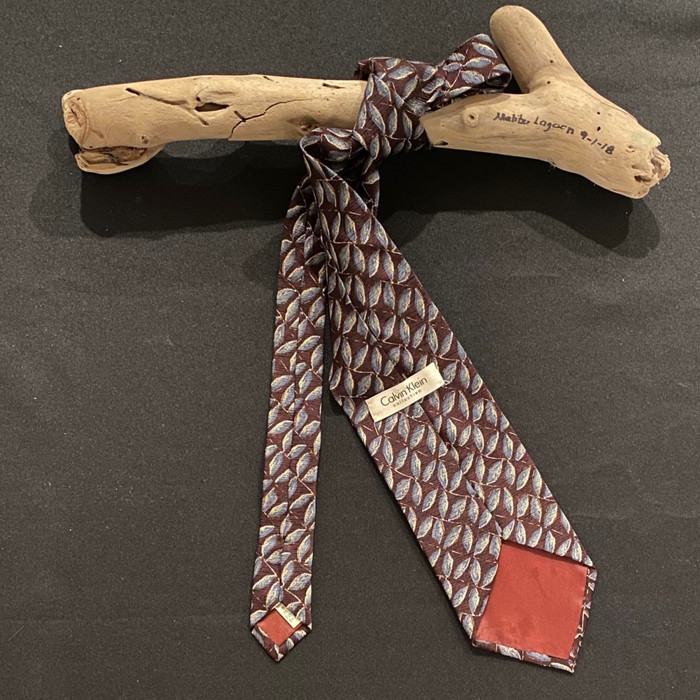 Calvin Klein Collection Vintage Printed Necktie